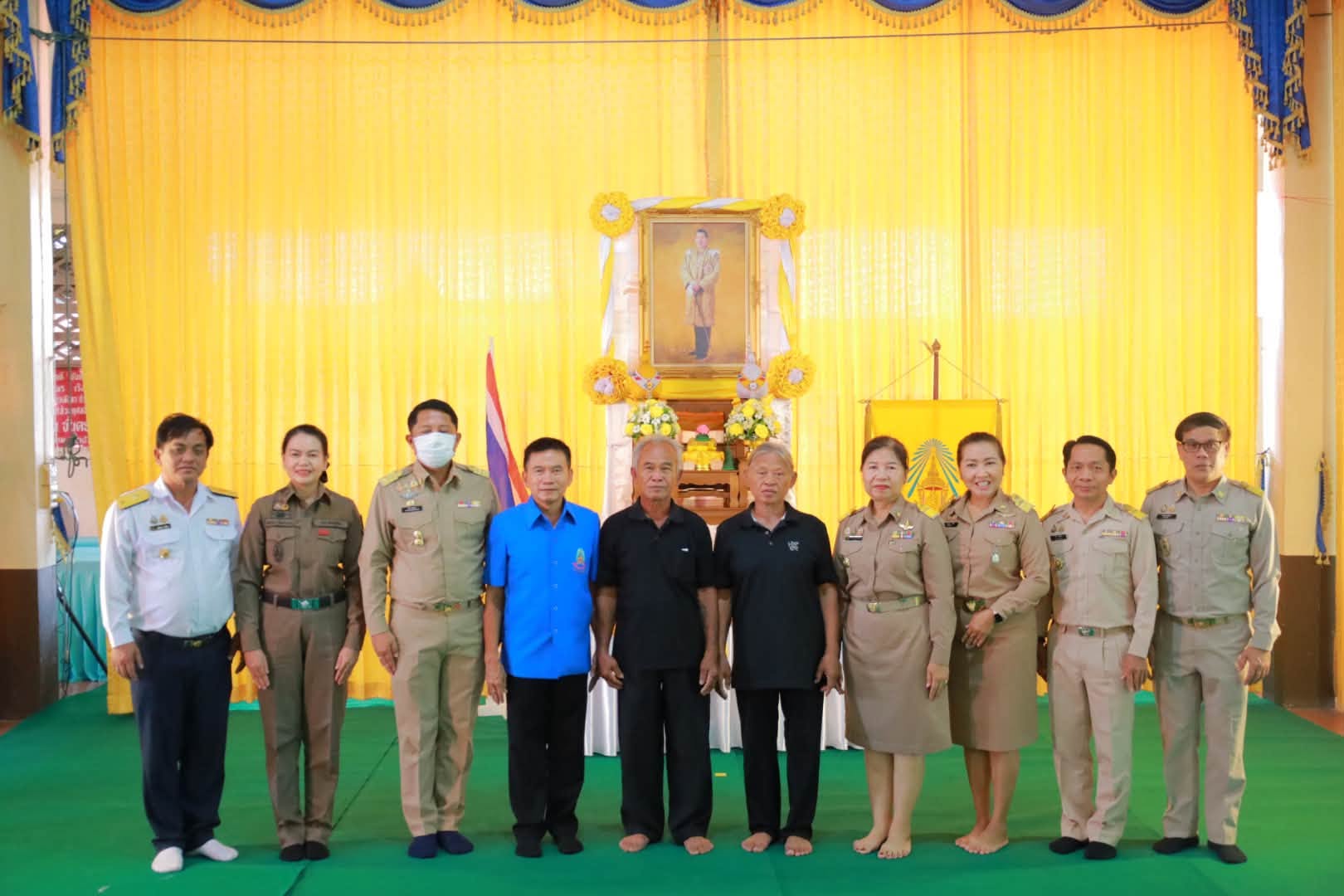  สพอ.เมืองพิษณุโลก ร่วมพิธีเชิญสิ่งของพระราชทานมอบแก่ผู้ประสบอัคคีภัยในพื้นที่ตำบลท่าโพธิ์ อำเภอเมืองพิษณุโลก 